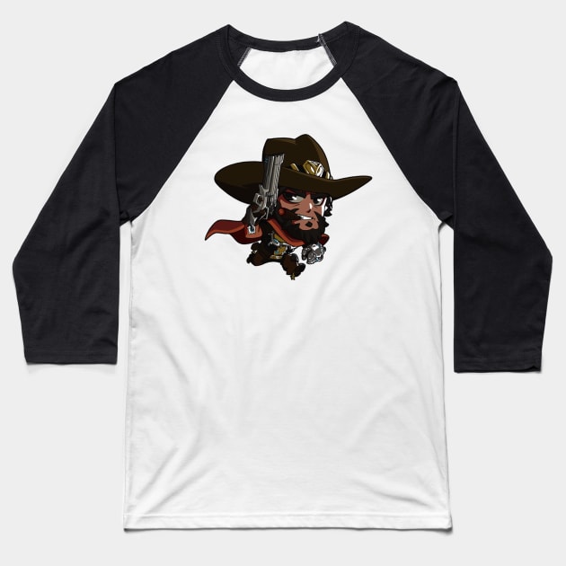 McCree Cute Spray Baseball T-Shirt by PanDuhChuu